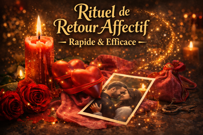 Vous cherchez à récupérer votre ex rapidement et efficacement ? Notre rituel retour affectif puissant