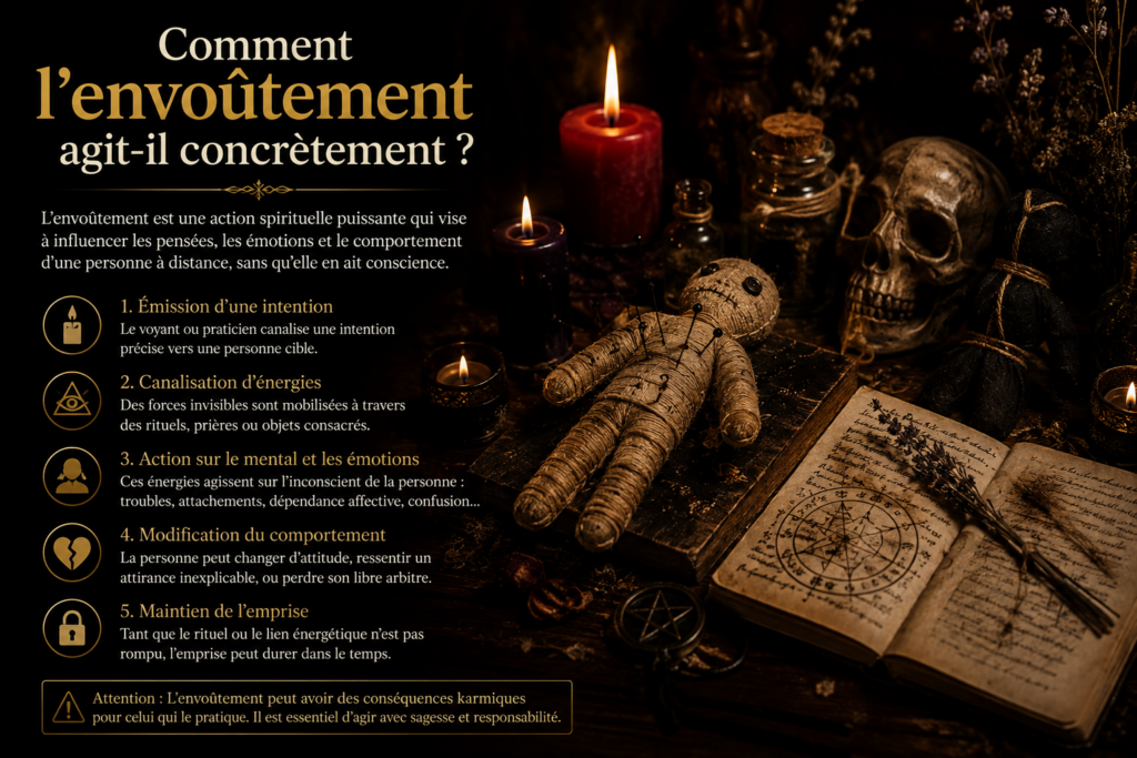 Maître KPEDJI, médium et voyant africain, réalise votre désenvoutement rituel efficace en 24 à 72 heures. Découvrez les signes, les méthodes et les garanties d'un désenvoutement vaudou africain authentique.